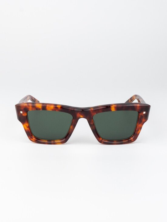 Valentino Women Sunglasses Havana Green Square XXII VLS-106 X main image 9